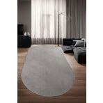 Halı Cool Gri Sahra Desenli Yıkanabilir Saçaksız Oval Yolluk Kilim Salon Halısı Modelleri