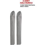 Halı Hurcu, Halı Kılıfı, Halı Ambalajı, Halı Poşeti - Gri - 1 Parça - 40 x 225