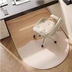 Halı için Kaymaz Ofis Koltuğu Paspası Temizlemesi Kolay ve Kokusuz Parke Zeminler için İdeal 150x35.4/3ft Gri Ay Rengi Pürüzsüz Tekerlekler Kolayca Kaydırın