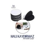 Halı Kaydırmaz Cırt Pedler 30 Adet - Çok Renkli - Tek Ebat