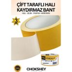 Halı Kilim Sabitleme Yapıştırma Kaydırmaz Çift Taraflı Bant 48MMX5MT - 3 Adet