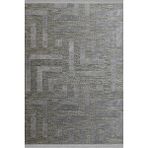 Halı Sepeti Decoser Hereke 058 Koyu Gri Hav Toz Vermez Salon Halısı Kesme Halı Yolluk - 120 x 450 cm