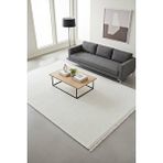 Halı sepeti Enti Piana 1101 Beyaz Halı Kilim Kaymaz Taban Yıkanabilir Salon Mutfak Kesme Yolluk Diğer
