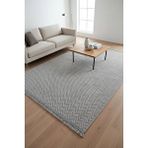 Halı sepeti Enti Piana 1109 Gri Halı Kilim Kaymaz Taban Yıkanabilir Salon Mutfak Kesme Yolluk Diğer