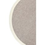Halı Sepeti Noa Sisal SL18 Krem - Bej Kaydırmaz, Leke Tutmayan Yıkanabilir Salon Mutfak Halısı - Koyu Bej - Krem - 160 x 160 cm