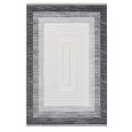 Halı Zenn 7004 Gri Klasik Desen Akrilik Salon Halısı, 200 x 290