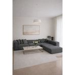 Haliloğlu Relax Soft 5 Modül Köşe Takımı (Antrisit-Kahve) Keten 650, (2 Köşe, 2 Orta, 1 Puf)