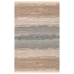 Halımax Rope KTN 03 Beige Blue Ombre Renk Geçişli Yıkanabilir Pamuk Dokuma Çift Taraflı Kilim