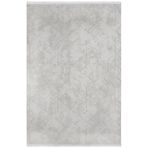 Halinet Boice Geometrik Krem Mikro polyester Kare Modern Desenli Akrilik Hav Vermeyen Leke Tutmayan Kolay Temizlenen Yumuşak Makine Salon Yolluk Mutfak Halı