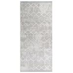 Halinet Exmouth Geometrik Gri Akrilik Kare Modern Desenli Akrilik Hav Vermeyen Leke Tutmayan Kolay Temizlenen Yumuşak Makine Salon Yolluk Mutfak Halı