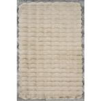 Halinet Franklin Düz Bej Polyester Dikdörtgen Modern Desenli Akrilik Hav Vermeyen Leke Tutmayan Kolay Temizlenen Yumuşak Makine Salon Yolluk Mutfak Halı