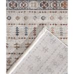 Halinet Gondal Figürlü Krem Polyester Kare Modern Desenli Akrilik Hav Vermeyen Leke Tutmayan Kolay Temizlenen Yumuşak Makine Salon Yolluk Mutfak Halı