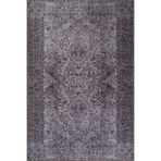 Halinet Invernes Klasik Lila Polyester Dikdörtgen Modern Desenli Pamuk Makinada Yıkanabilir Hav Toz Vermez Leke Tutmayan Kaymaz Taban Dijital Makine Baskı Salon Yolluk Mutfak Halı
