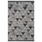 Halinet Meadow-rue Geometrik Gri Polyester Dikdörtgen Modern Desenli Akrilik Hav Vermeyen Leke Tutmayan Kolay Temizlenen Yumuşak Makine Salon Yolluk Mutfak Halı
