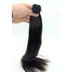 HalitCan HairKing 200 Adet 0.6 mm Mikro (Hayalet) Kaynak 65 cm Koyu Kestane %100 Özbek Gerçek İnsan Saçı