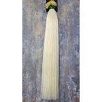 HalitCan HairKing 55 Cm Ice Blond (Platin) 200 Adet 120 Gr. Mikro Kaynak Gerçek İnsan Saçı Doğal Dolgun Görünüm İçin