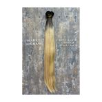 HalitCan HairKing 60cm Ombre MicroKaynak Saç – Açık karamel- 2H/10s# Renk–50 Adet (30 g)–%100Gerçek İnsan Saçı