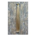 HalitCan HairKing 70 CM Dip-Uç Dolu Açık Kumral Özbek Saçı (HS2) – 60 GR 100 Adet – %100 Gerçek İnsan Saçı
