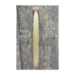 HalitCan HairKing 80 CM 250 Adet (200 Gr) Pearl White Soğuk Platin Özbek Saçı Mikro Kaynak %100 Gerçek