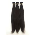 HalitCan HairKing Birinci Sınıf Yüzde Yüz Gerçek Insan Saçı (KAHVE 4/0 SAÇ RENGİ)45 Cm (50 ADET)mikro Kaynak