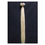 HalitCan HairKing Premium Kalite Özbek Platin 65cm Gerçek Insan Saçı 200 Adet (120 Gr.) Kuaför Işlemlerine Uygun