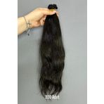 HalitCan HairKing Yüzde Yüz Doğal Gerçek Insan Saçı (koyu Kestane ) 50-45 Cm 60gr. 100 Adet Mikro Kaynak
