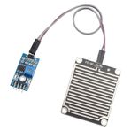 HALJIA Yağmur sensörü, yağmur suyu, yağmur damlası modülü, yağmur detektörü, hava modülü, nem, Arduino ile uyumlu