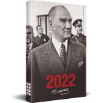Halk Kitabevi 2022 Atatürk Ajanda Sivil - Siyah