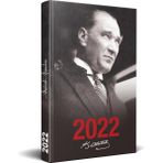 Halk Kitabevi 2022 Siyah Portre Atatürk Ajanda