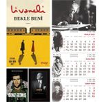 Halk Kitabevi Bekle Beni ve Bitmeyen Deniz Gezmiş - Istikbal Ajanda - Imza Duvar Takvimi