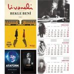 Halk Kitabevi Bekle Beni ve Yüzyılların Lideri Atatürk - Istikbal Ajanda - Imza Duvar Takvimi
