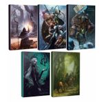Halk Kitabevi Beşli Fantastik Defter Seti - Mage - Alliance - Dwarf Warrior - Hobbit - The Witch