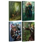 Halk Kitabevi Dortlu Fantastik Defter Seti - Elven Love - Elven Archer - Alliance - Hobbit