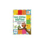 Halk Kitabevi Ilk Çizim Eğitimi - Çizim Öğreniyorum: Uygulama Alıştırma Kitabı + Mumi-Yaratıcı Boyama + 4 Kitap Set
