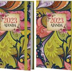 Halk Kitabevi Mor Kelebek Cümbüş 2023 Ajanda, 13.5x21cm, 128 Sayfa, Ciltli 2li paket