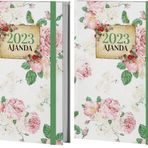 Halk Kitabevi Mor Kelebek Japon Bahçesi 2023 Ajanda, 13.5x21cm, 128 Sayfa, Ciltli 2li paket