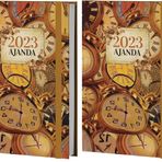 Halk Kitabevi Mor Kelebek Saatler 2023 Ajanda, 13.5x21cm, 128 Sayfa, Ciltli 2li paket