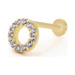 Halka Model Taşlı Tragus Piercing