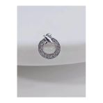 Halka X Artı Model Kıkırdak Piercing Tragus Helix Silver Gümüş Renk Küpe