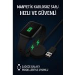 halkhouse Samsung Galaxy Watch 4/5/5 Pro/6 Type-C Akıllı Saat Kablosuz Şarj Aleti