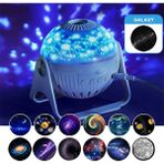 Hall Breathe Lacivert Gökyüzü Projeksiyon Lambası, Abs Malzeme, USB Güç ile Yüksek Çözünürlük - Seçenek 1