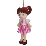 Halley Elbiseli Bez 40 cm Beyaz Bebek