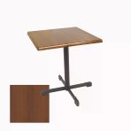 Halley Kare Masa 60X60 Cm - (Werzalit, Wermodin Ve Allzalit Tabla) - Koyu Ahşap