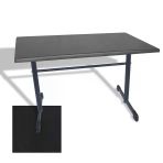 Halley Mutfak Masası 80X120 Esb (Werzalit, Wermodin Ve Allzalit Tabla) - Siyah