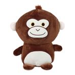 Halley Oyuncak 35 cm Kahverengi 3 Boyutlu Maymun Soft Yastık