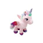 HALLEY Oyuncak Peluş Kanatlı Unicorn Pudra