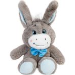 Halley Oyuncak Peluş Mutlu Eşek 35 cm Gri