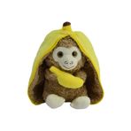 Halley Oyuncak Peluş Muz Maymun 30 cm 62384 - Sarı