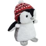 Halley Oyuncak Peluş Şapkalı Penguen 30 cm 62435 - Siyah - Beyaz