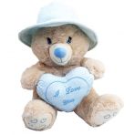 Halley Oyuncak PL62588 43 cm Şapkalı Ayılar Peluş Oyuncak